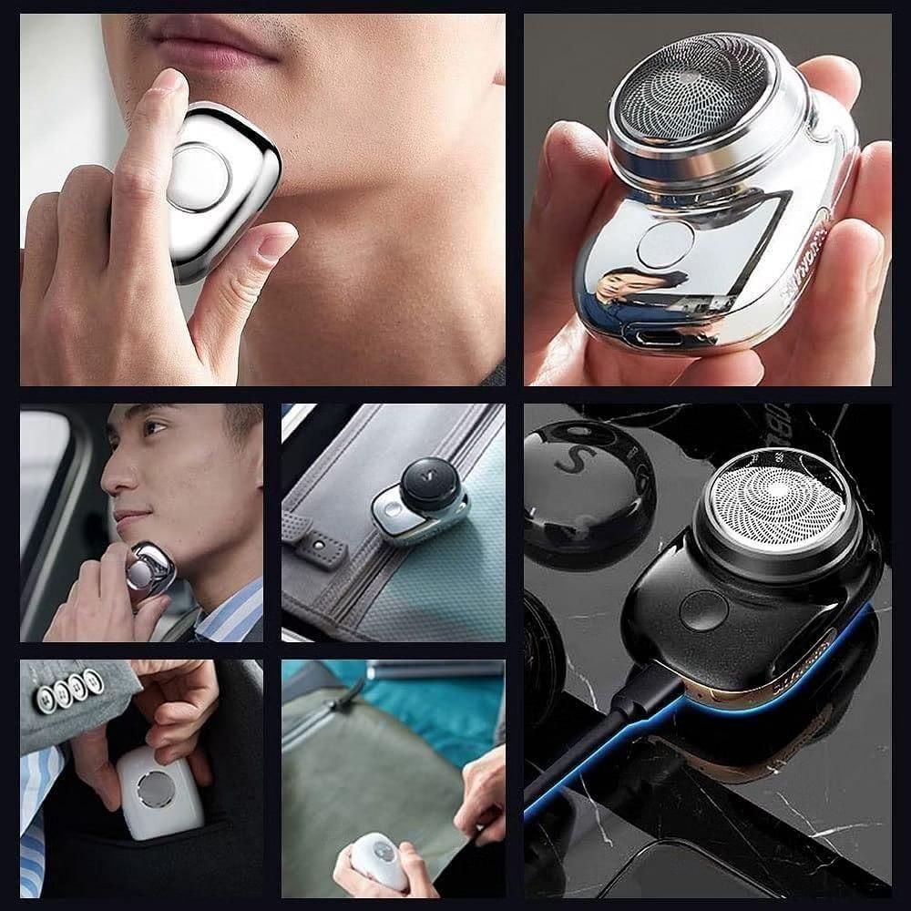 New Upgrade Mini Electric Razor & Rechargeable Shaver for Men