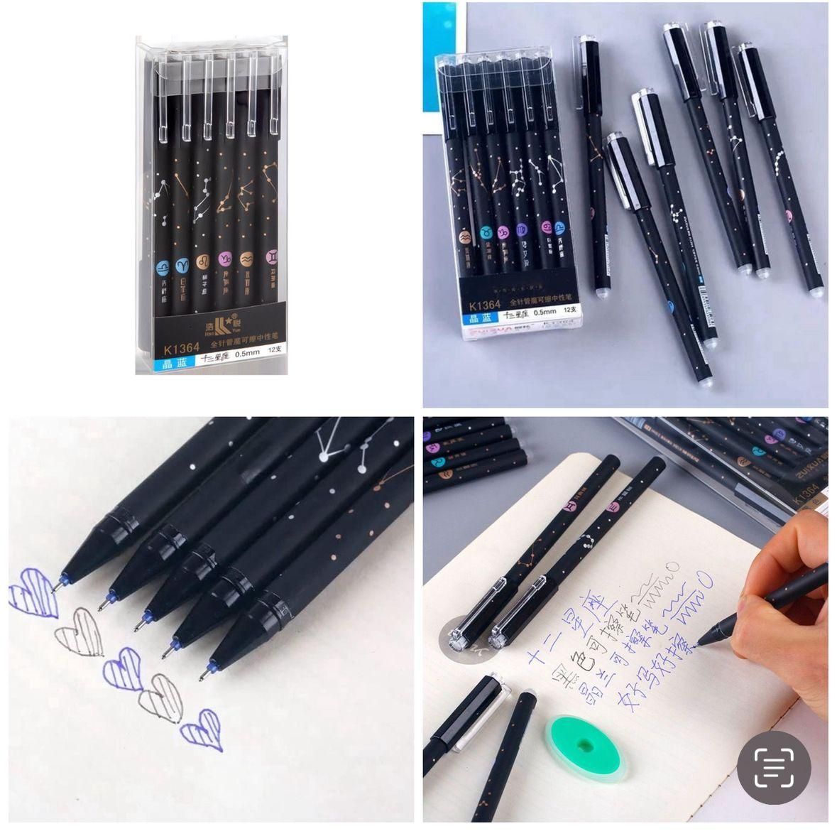 Beautiful Erasable Pen 6pcs
