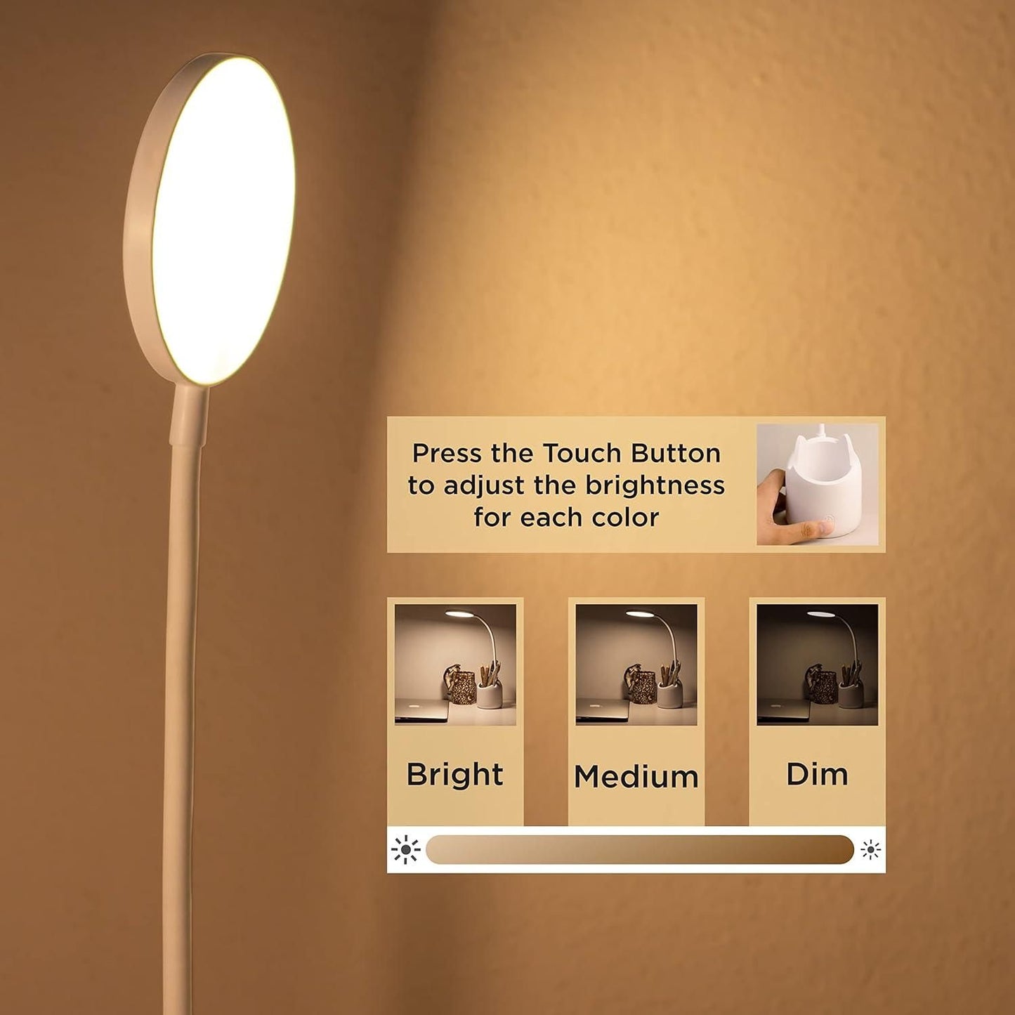 Study Table Lamp With Pen Holder