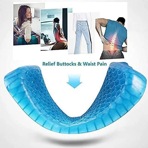 Gel Orthopedic Seat Cushion (Honeycomb Design)