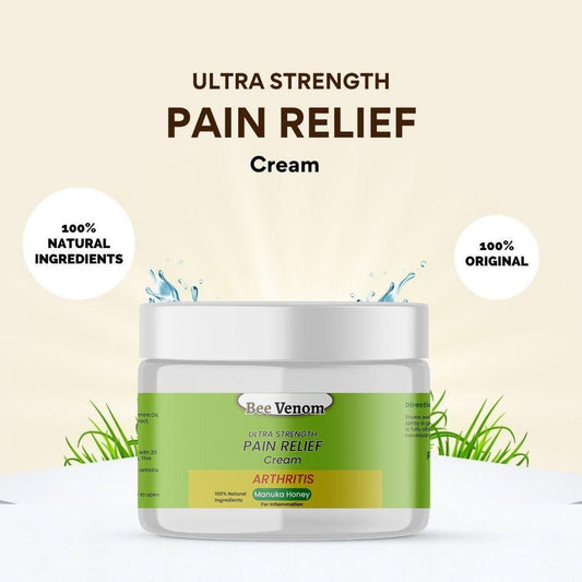 Bee Venom Ultra Strength Pain Relief Cream 100gram (Pack of 3)