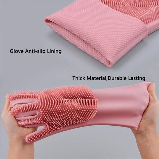 Cleaning Gloves - Magic Silicon Cleaning Gloves